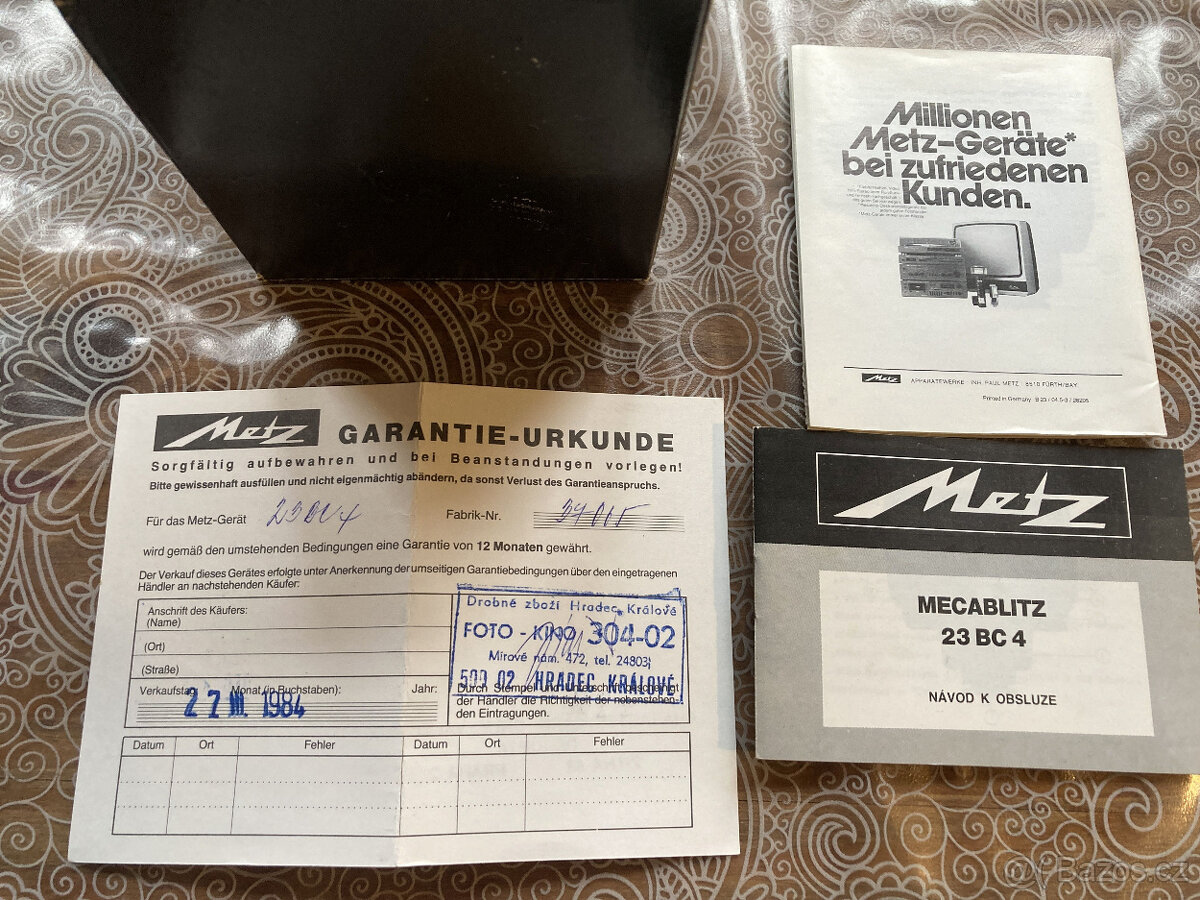 Retro Blesk Metz 23BC4 - 6