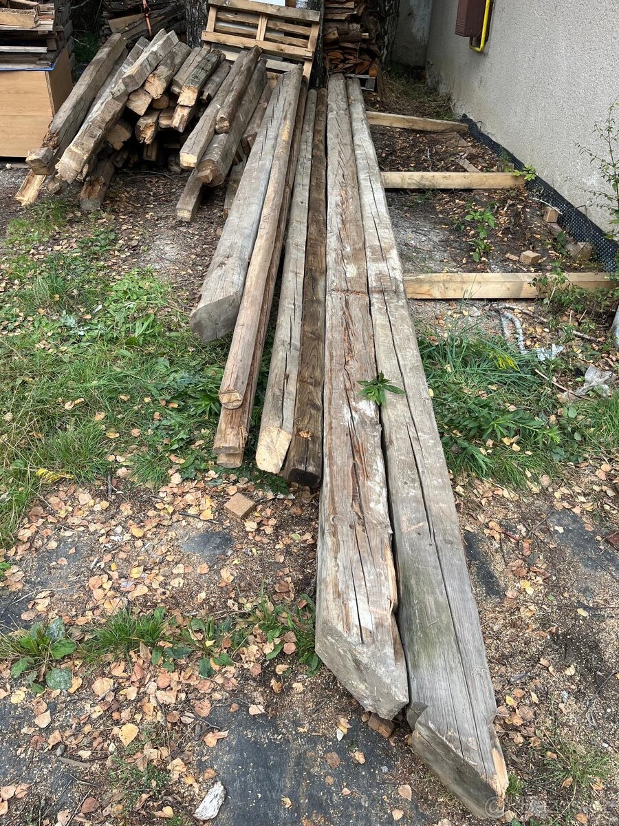 Prodáme použité trámy různých délek - 6