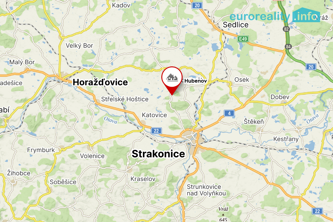 Prodej, pole, 10 445 m2, Hubenov u Strakonic - 6