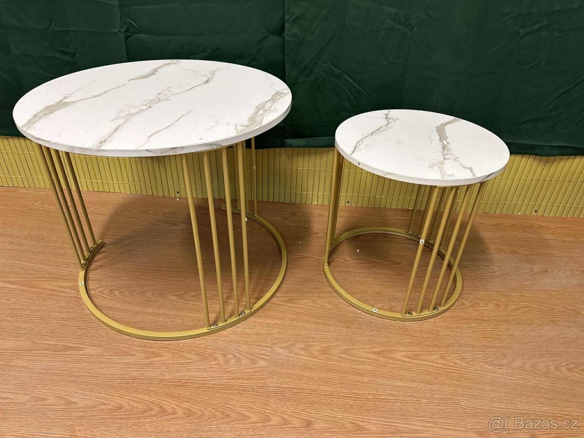 Moderní set 2 konferenčních stolků - 6