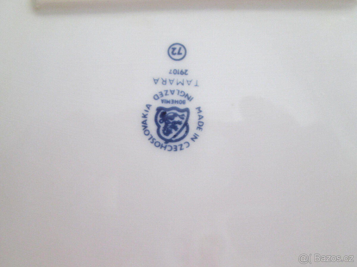 Krásný porcelán mísa - 6