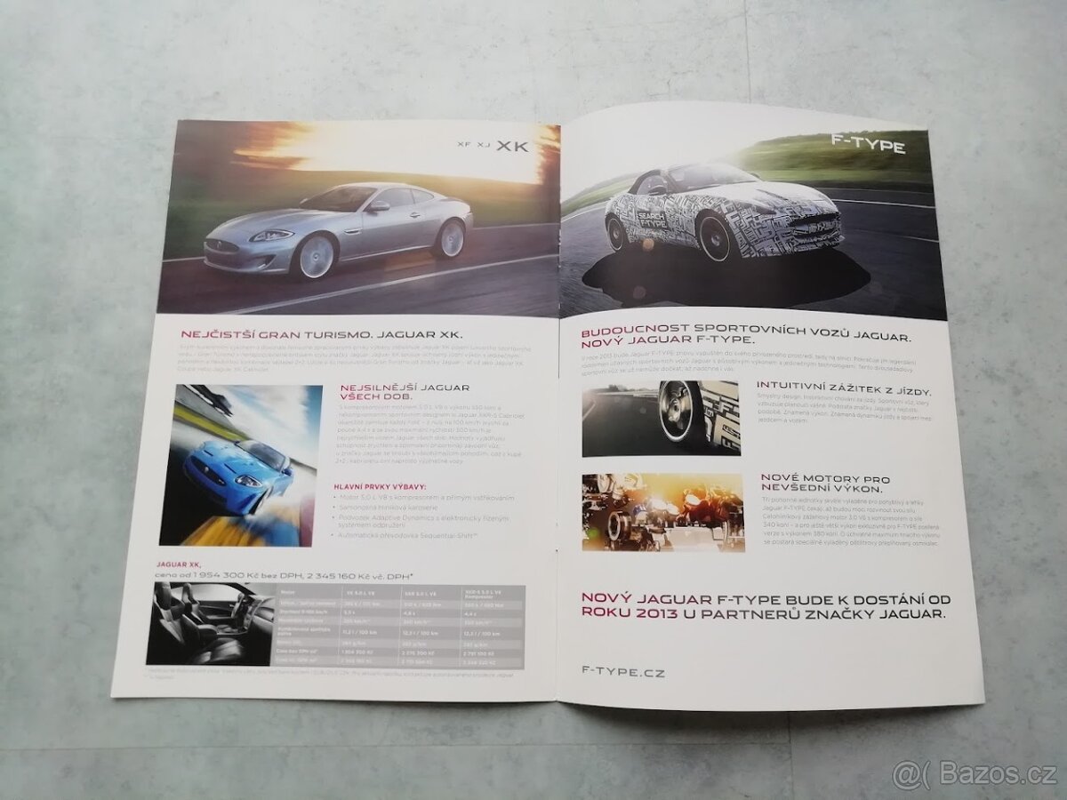 Jaguar XK, XF, XJ - prospekty - doprava v ceně - 6