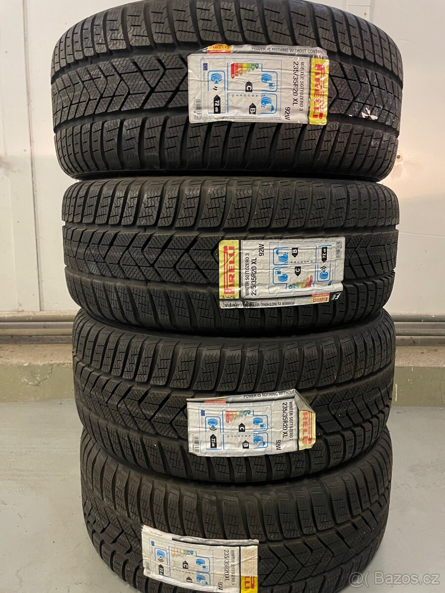 Original zimní Tesla Model 3 r20 + 235/35/20 100% - 6