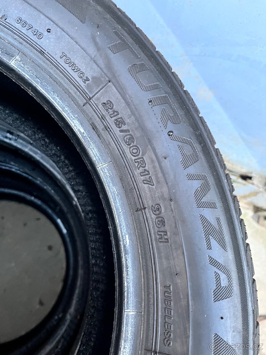 215/60 R17 Bridgestone letní 4ks - 6
