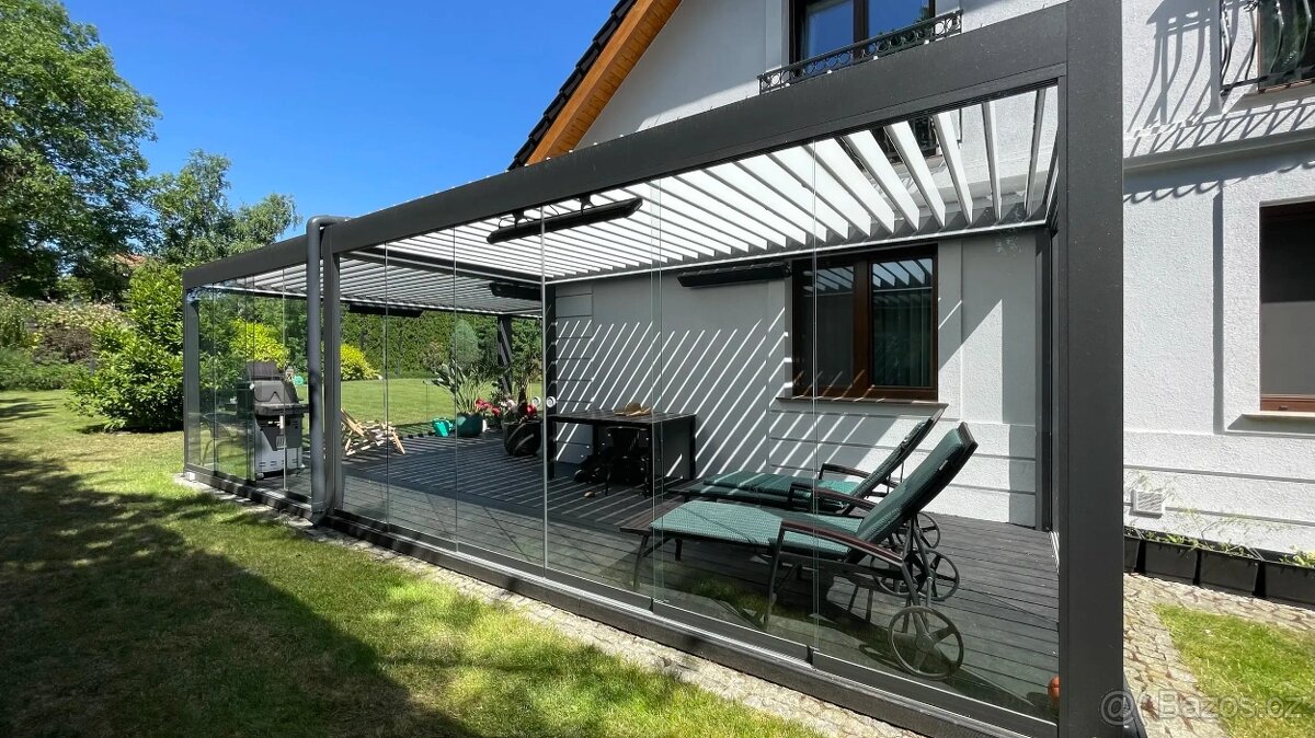 Posuvné zasklení pergoly, terasy. balkonu. - 6