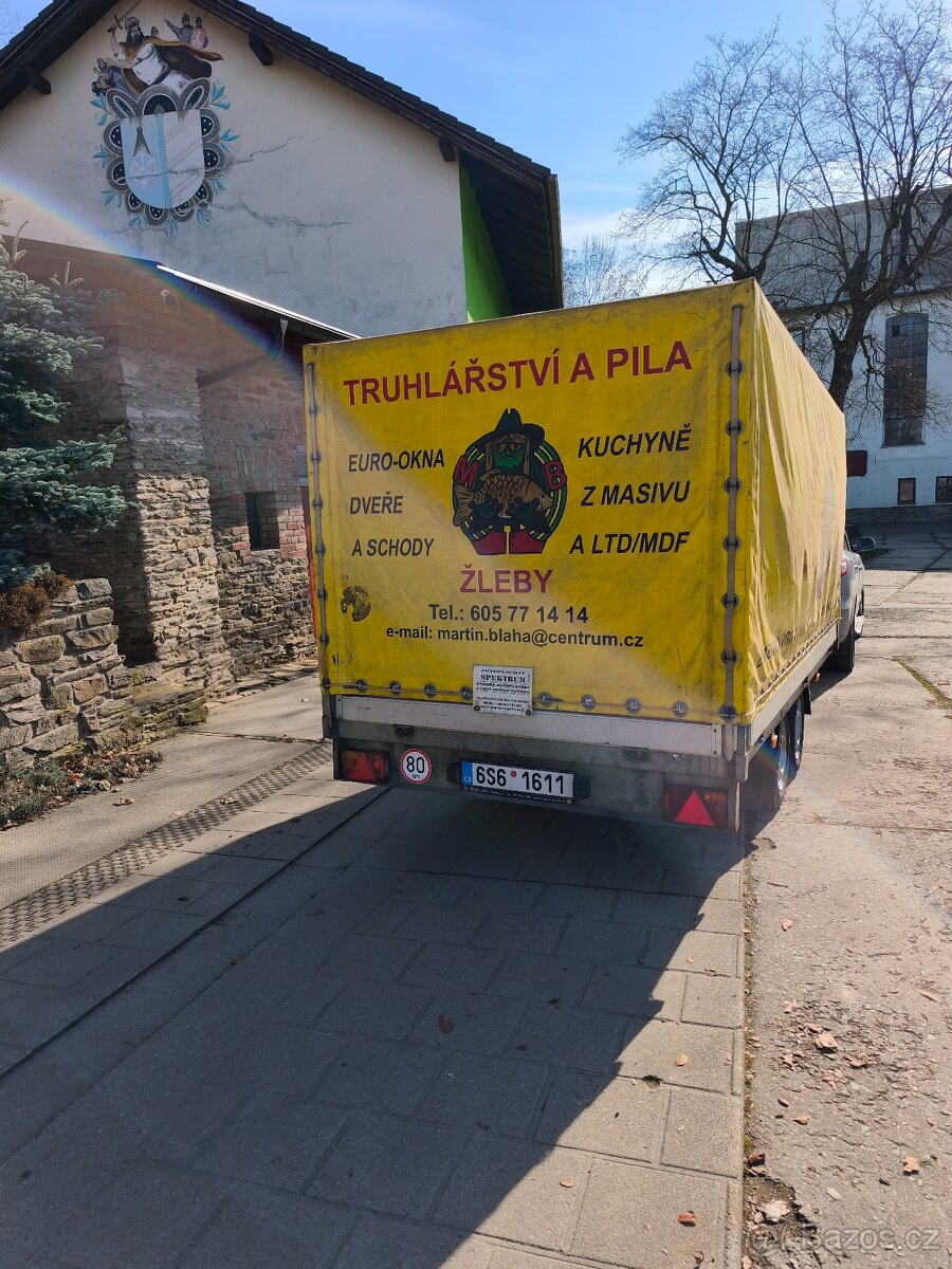 Přívěsný vozík dvouosý - 6