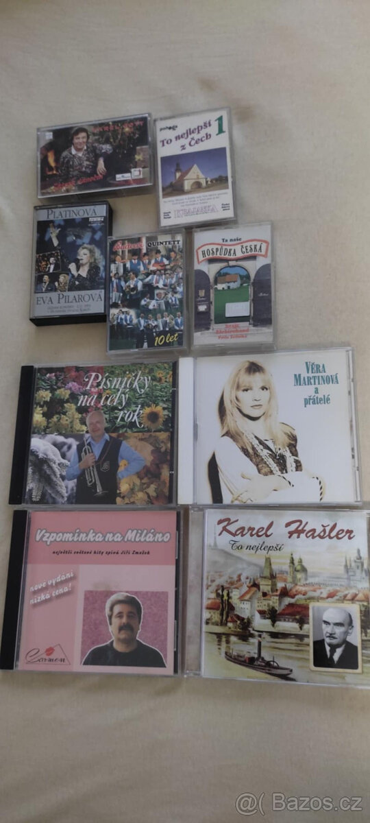 CD a DVD a mg kazety - lidovky, dechovky a další - 6