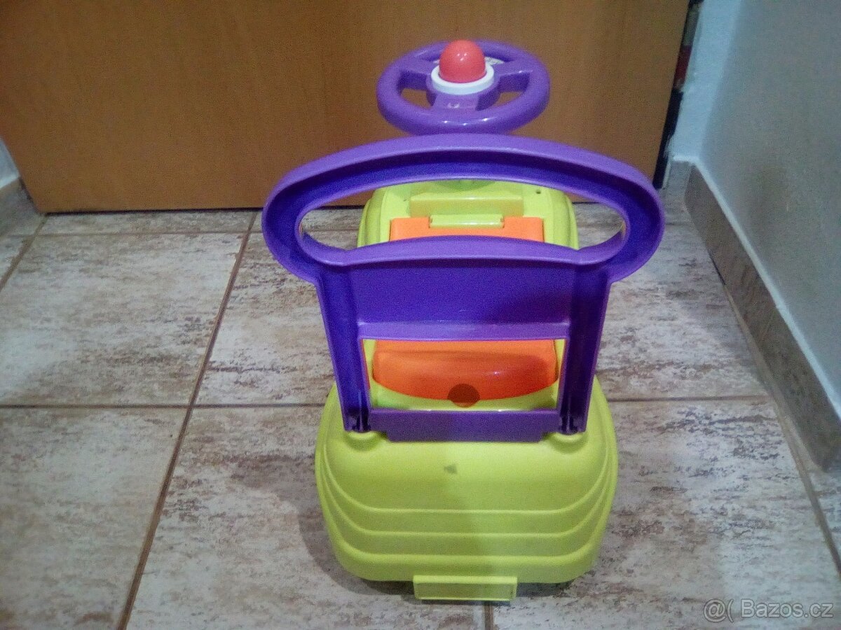 Odrážedlo auto zelené autíčko - 6