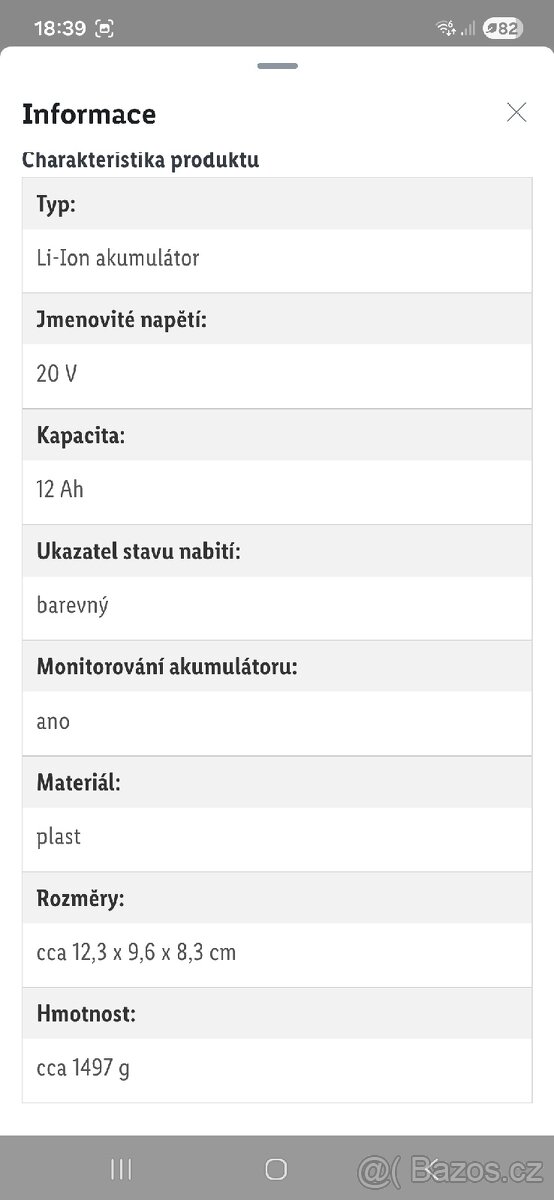 PARKSIDE PERFORMANCE® Smart akumulátor 12 Ah PAPP 2012 A1 - 6