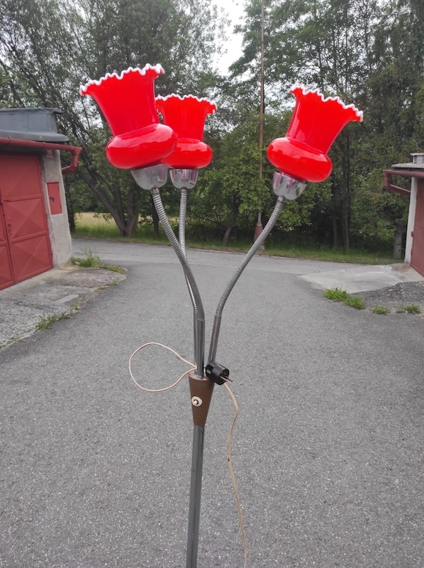 Retro stojací lampa - 6