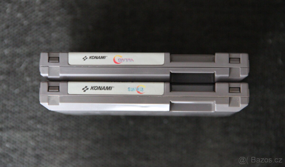 Contra + Super Contra (Super C) NES – Originál USA NTSC - 6
