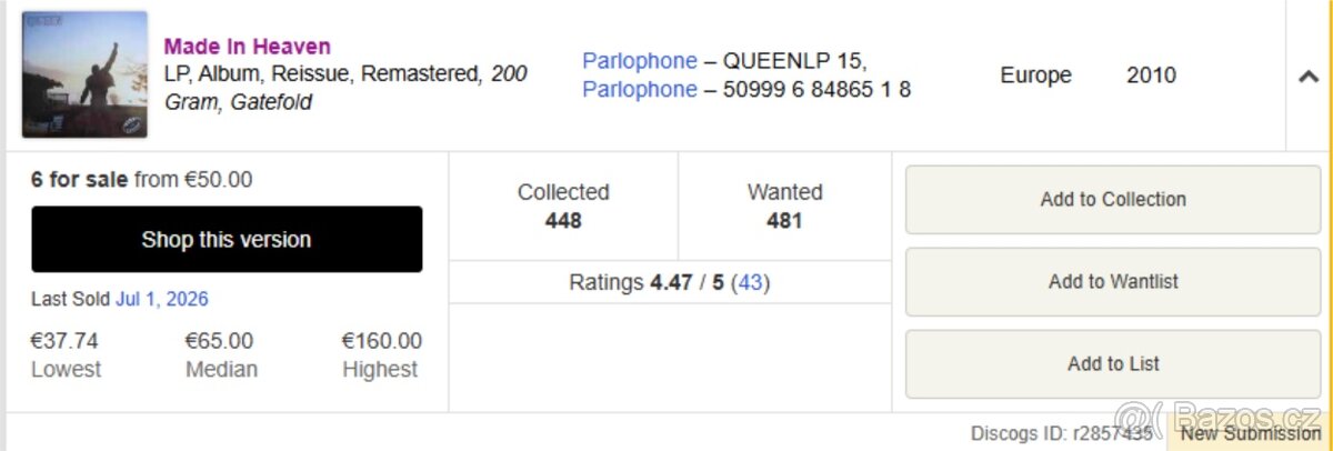 LP VINYL - QUEEN- mixx 2 - 6