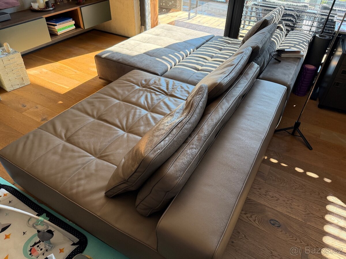 Minotti sedací souprava kozena - 6