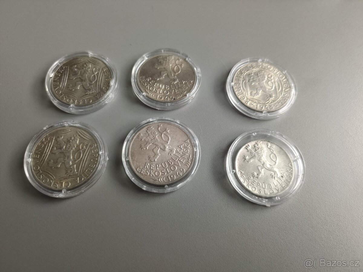Stříbrné mince - 6