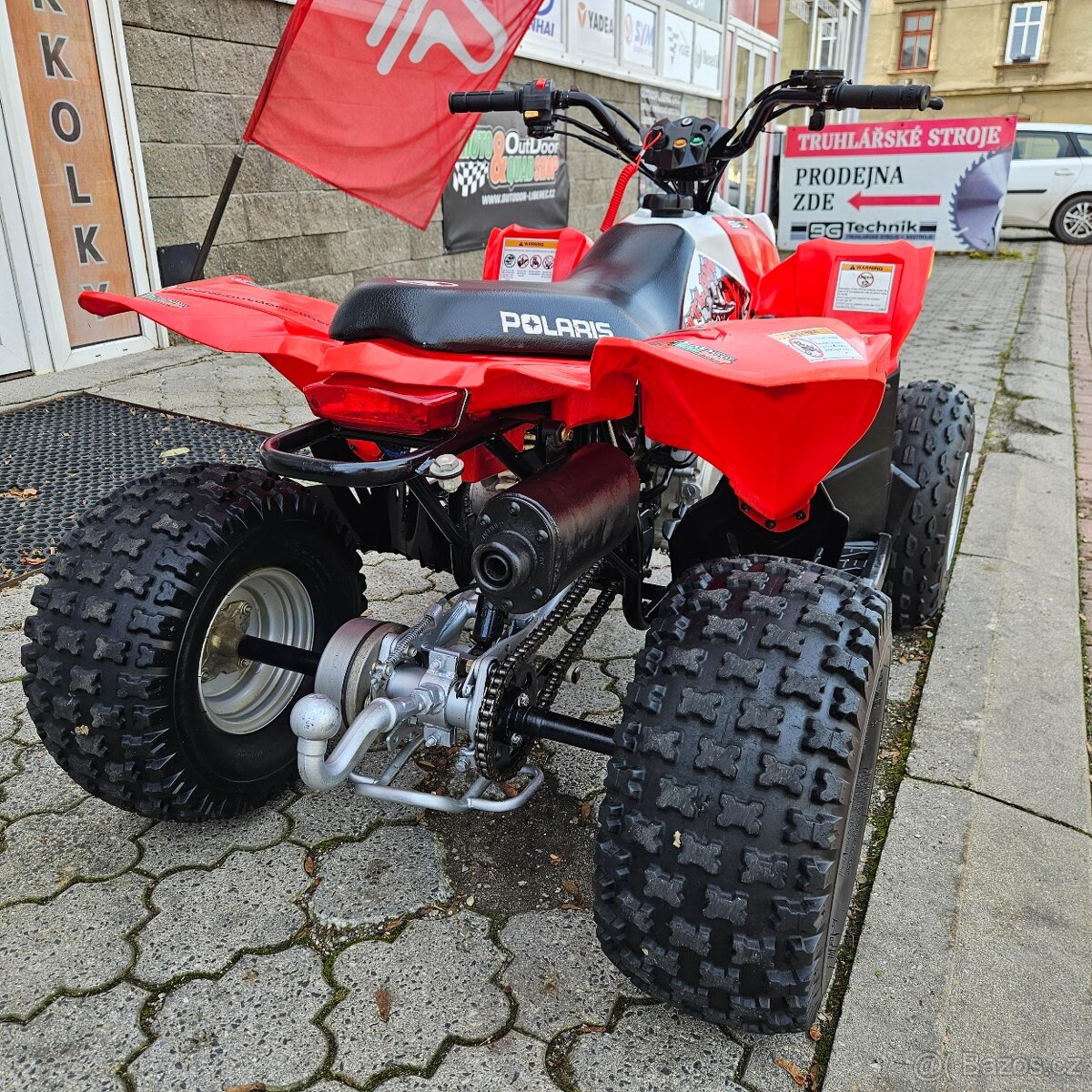 Polaris Outlaw 90, ČR, nové brzdové obložení, 6kw - 6