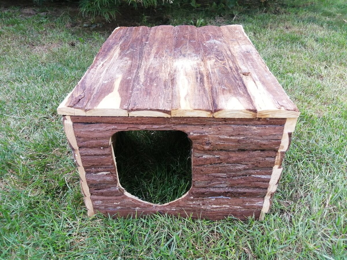 Vybavení klece - domek, houpačka, střecha, most, seník - 6