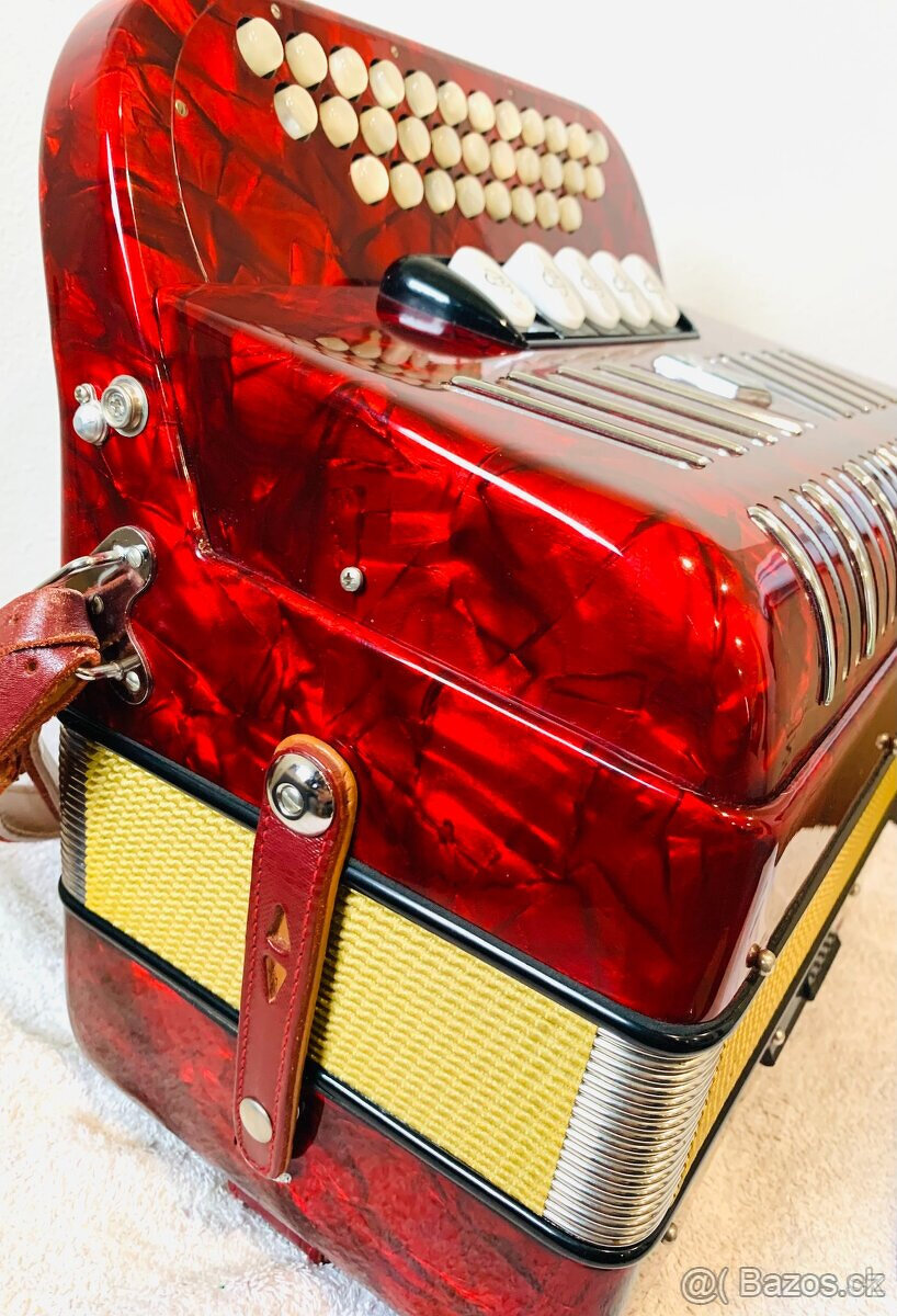 Predám krásnu heligónku/ diatonickú harmoniku Hohner NORMA D - 6