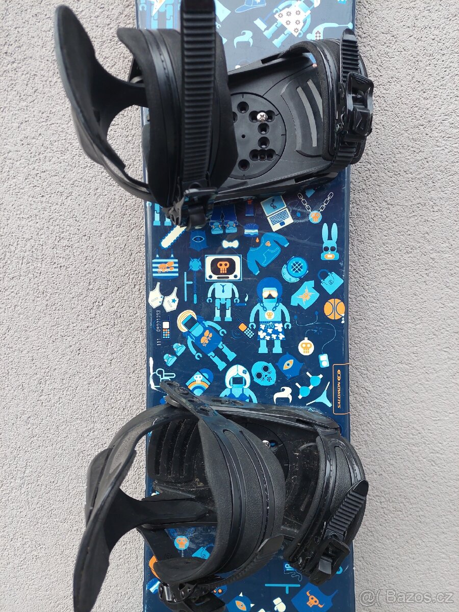 Snowboard SALOMON, 124 cm + boty - 6