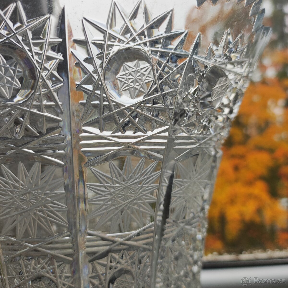 velká broušená váza - 6