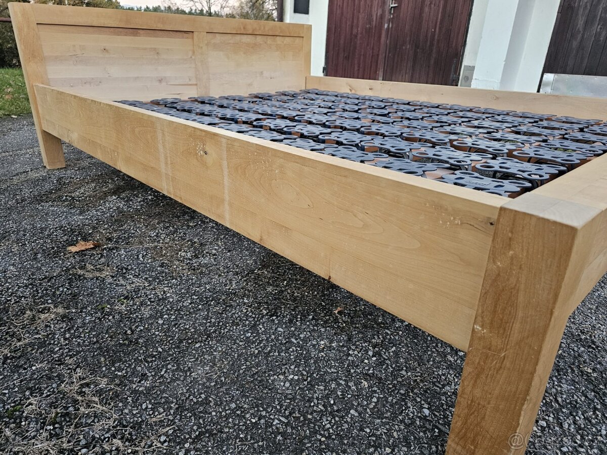 Masivní dubová postel 160x200 cm - 6