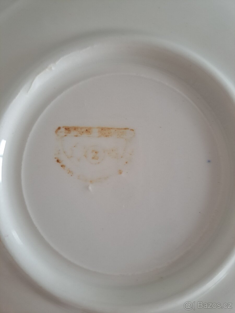 Dva porcelánové podšálky Ditmar Urbach Znojmo - 6