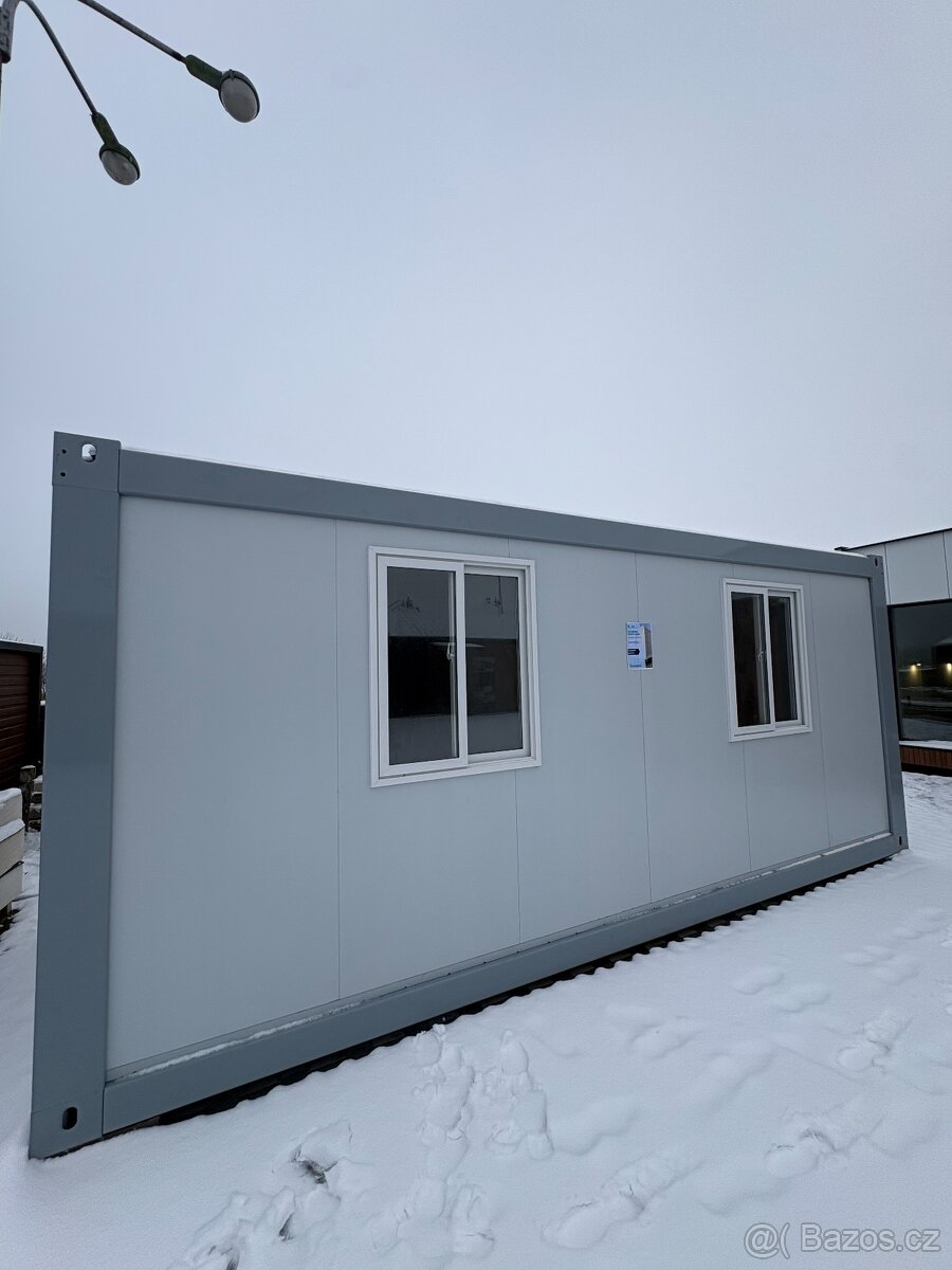 NOVÁ ZATEPLENÁ STAVEBNÍ BUŇKA 6 × 2,4 m - 6