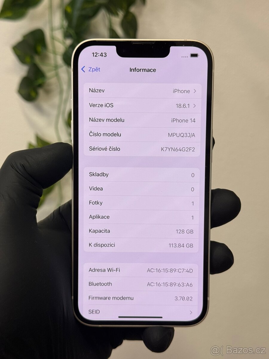 iPhone 14 128GB bílý - 6