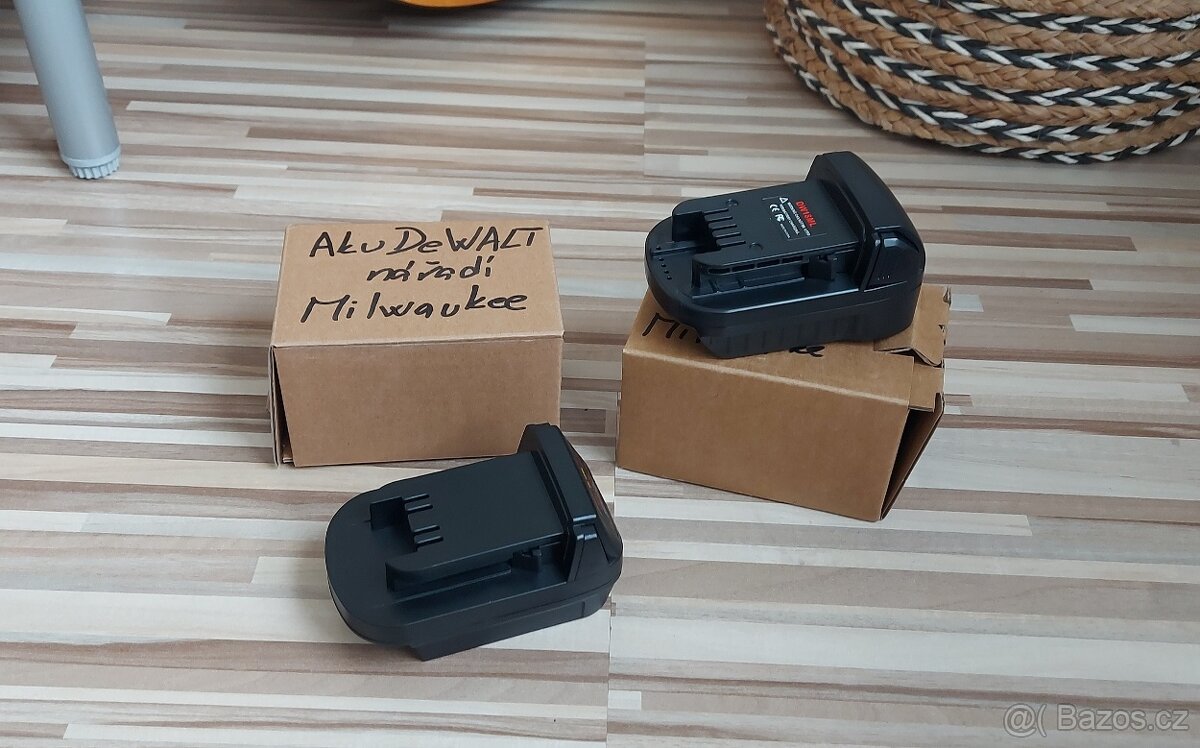 Adapér-Redukce Milwaukee M18 nářadí, pro Aku DeWALT. - 6