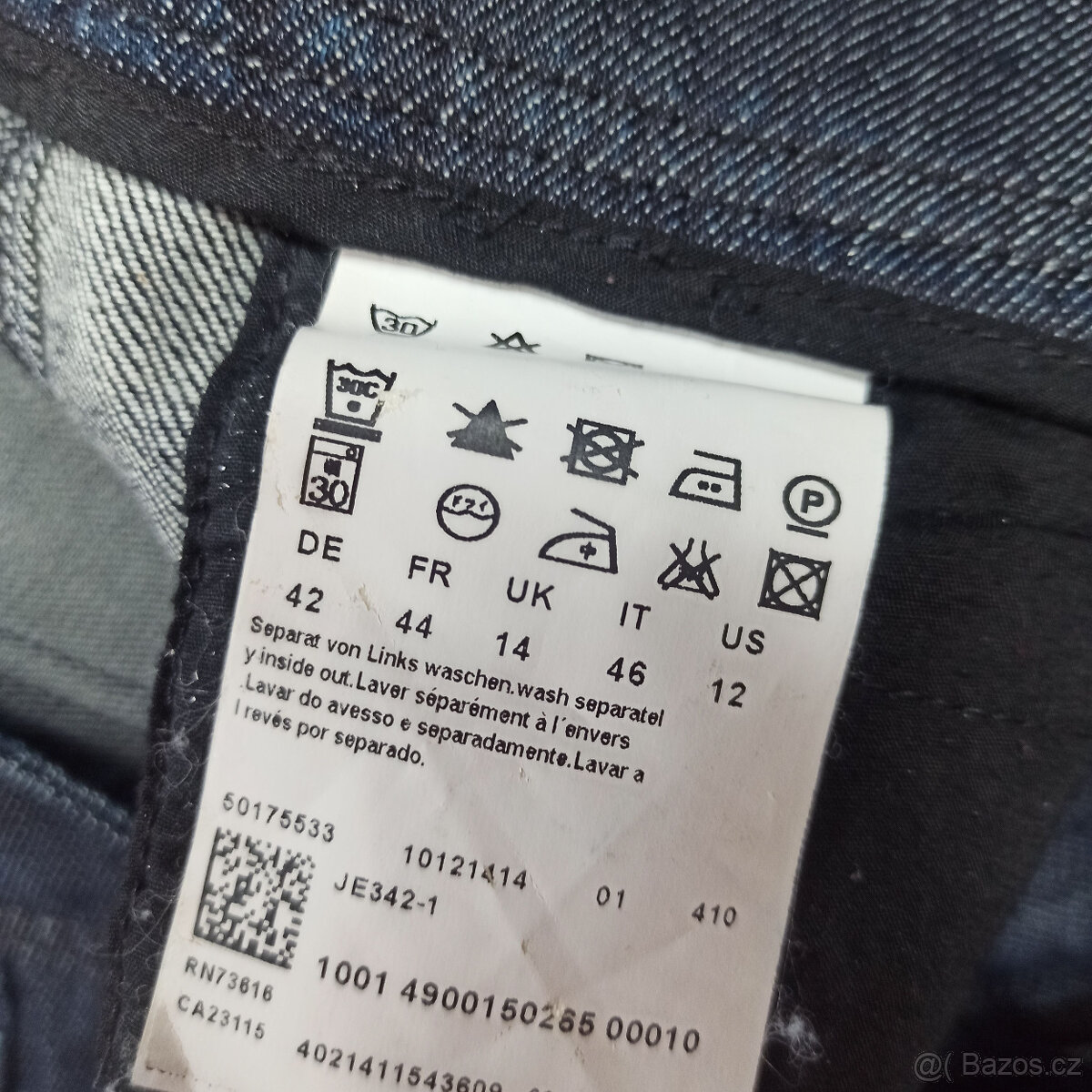 dámská džínová sukně 42 - 44 HUGO BOSS TOP STAV - 6