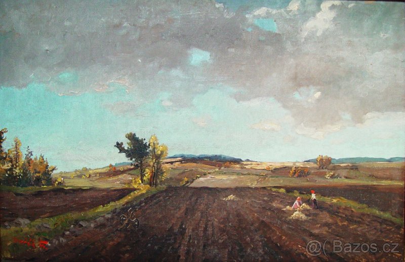 J. Hurt, Dvořák, K. Pleticha - obrazy olej - 6