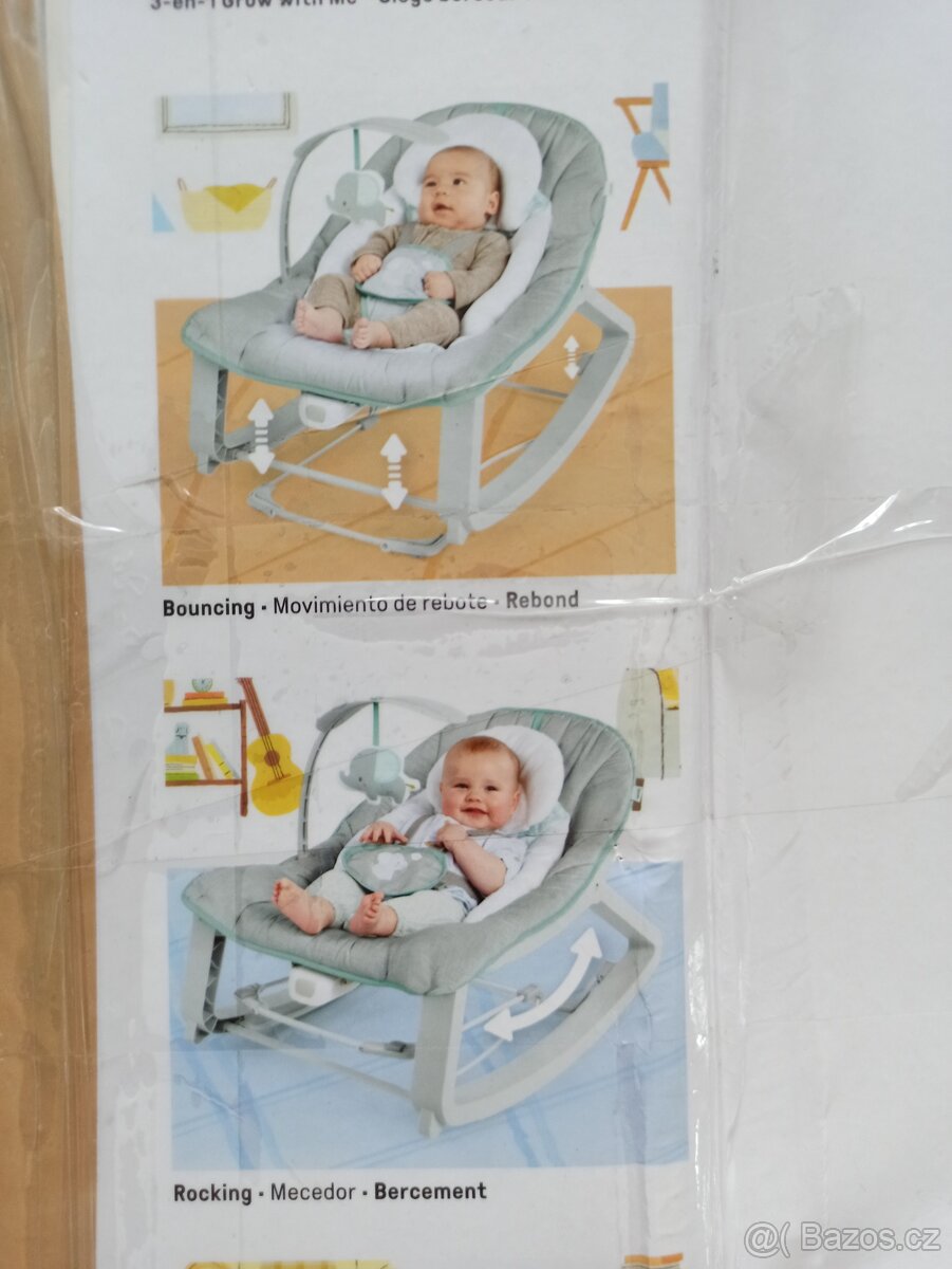 Houpací a vibrační lehátko Ingenuity - 6