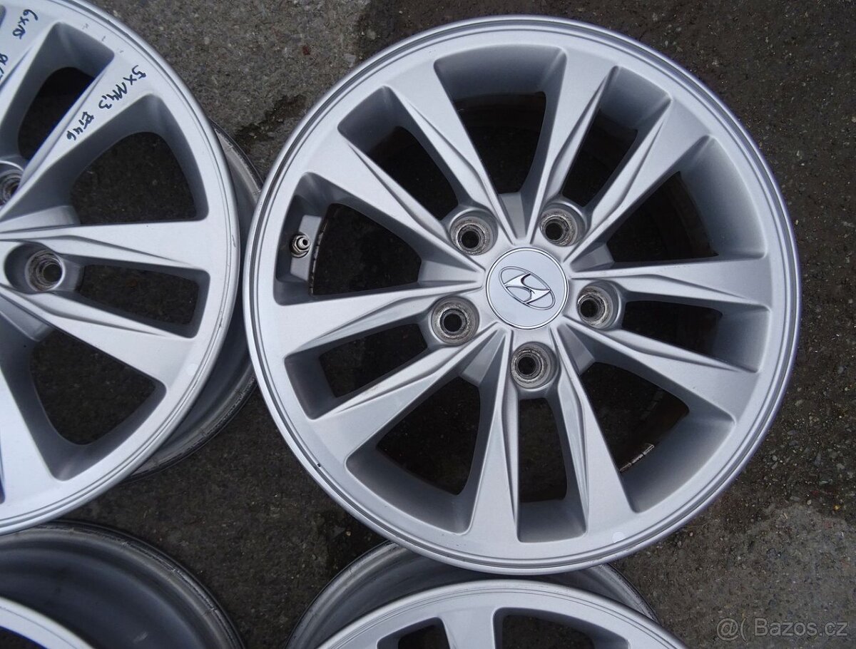 Alu disky origo Hyundai, 15", 5x114.3, ET 46, šířka 6J - 6