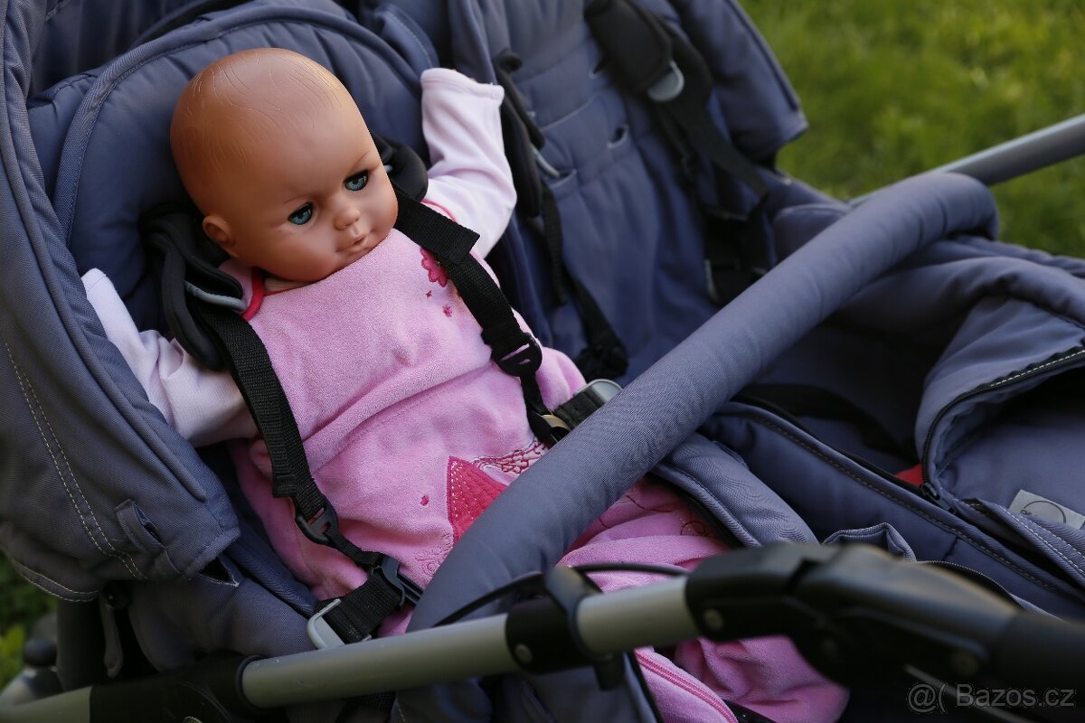 Kočárek pro dvojčata - Teutonia - 6