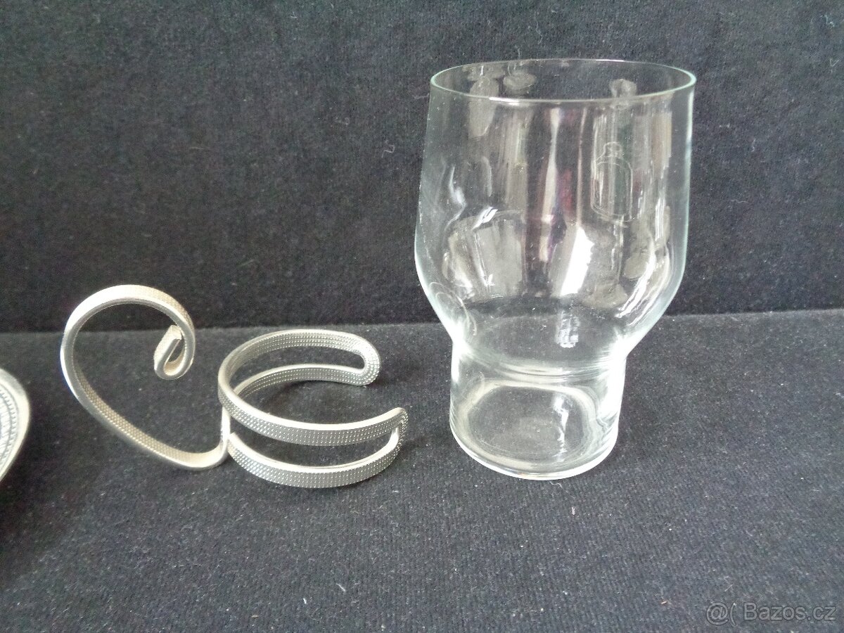 Hrníčky s podšálky - 6 ks retro - 6