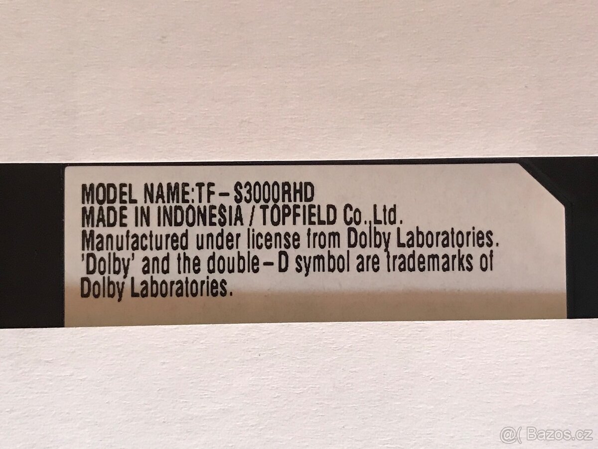 TOPFIELD TF-S3000RHD Digi. satelitní přijímač - 6