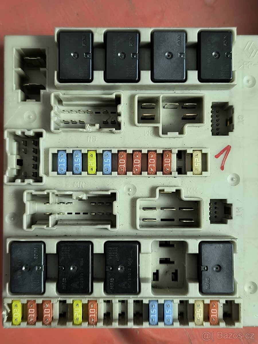 Clio 3, Modus, jednotka UCH, BSI, UPC - 6