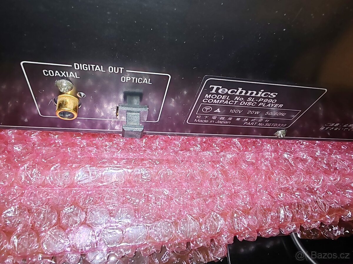 CD TECHNICS SL-P990 + Dálka, JAPAN 100V černá - 6