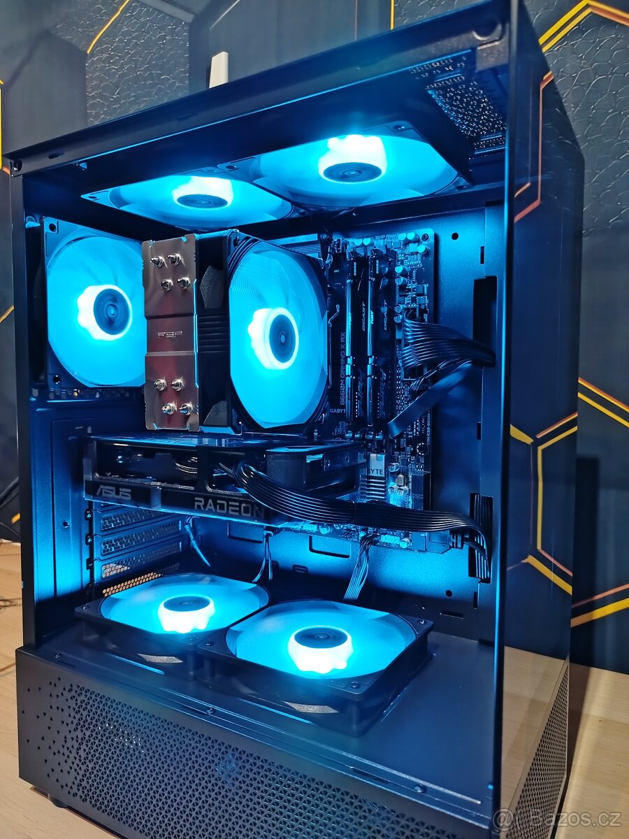 Herní PC RYZEN 7 8700,RX 9060XT 16GB,32GB DDR5,WIFI - 6