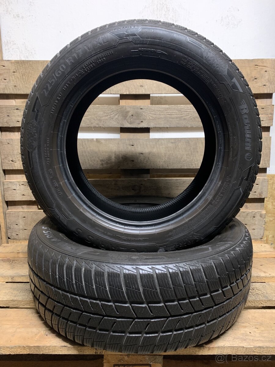 2ks 225/60/17 Barum/2020/103V/zimní pneu 6.8m - 6