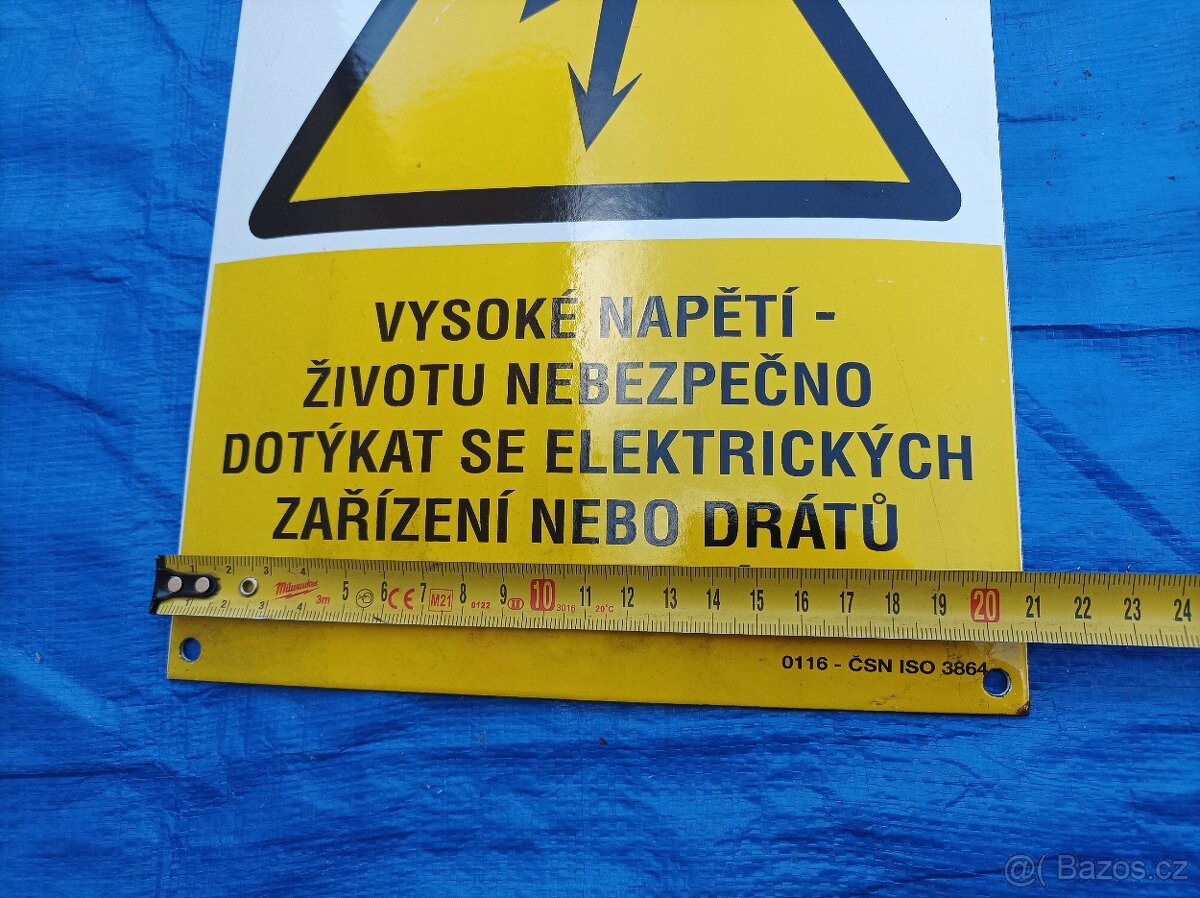 Výstražná cedule - 6
