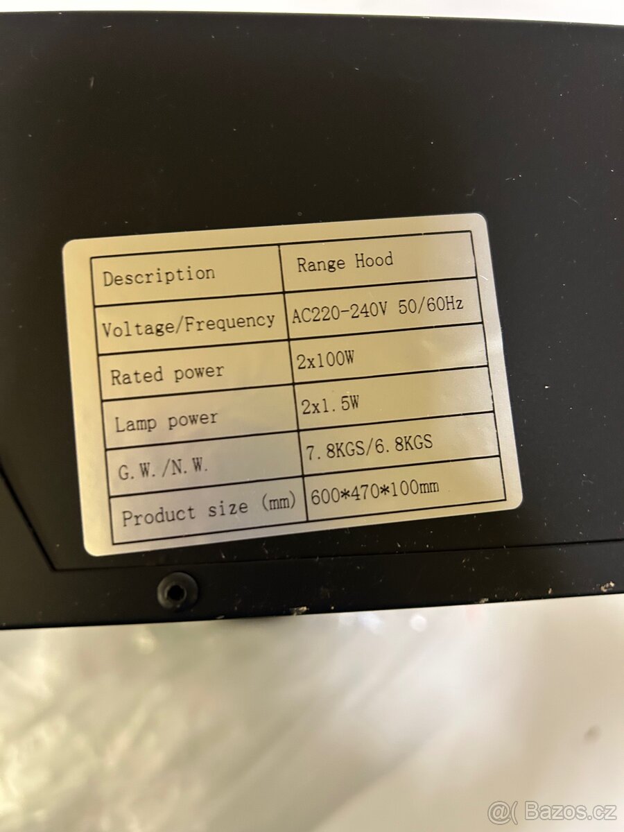 Digestoř 60x50x10 cm - 6