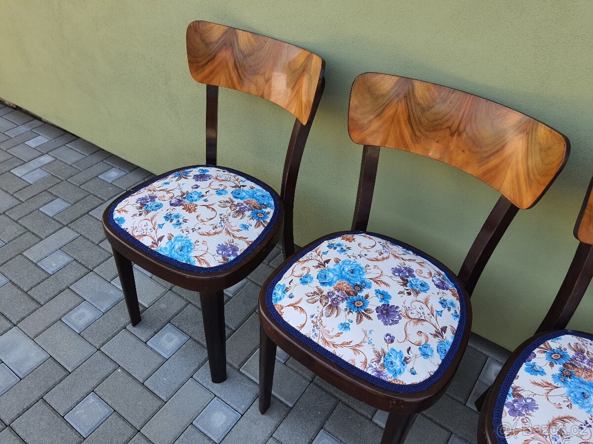 Retro židle TON 4ks - 6