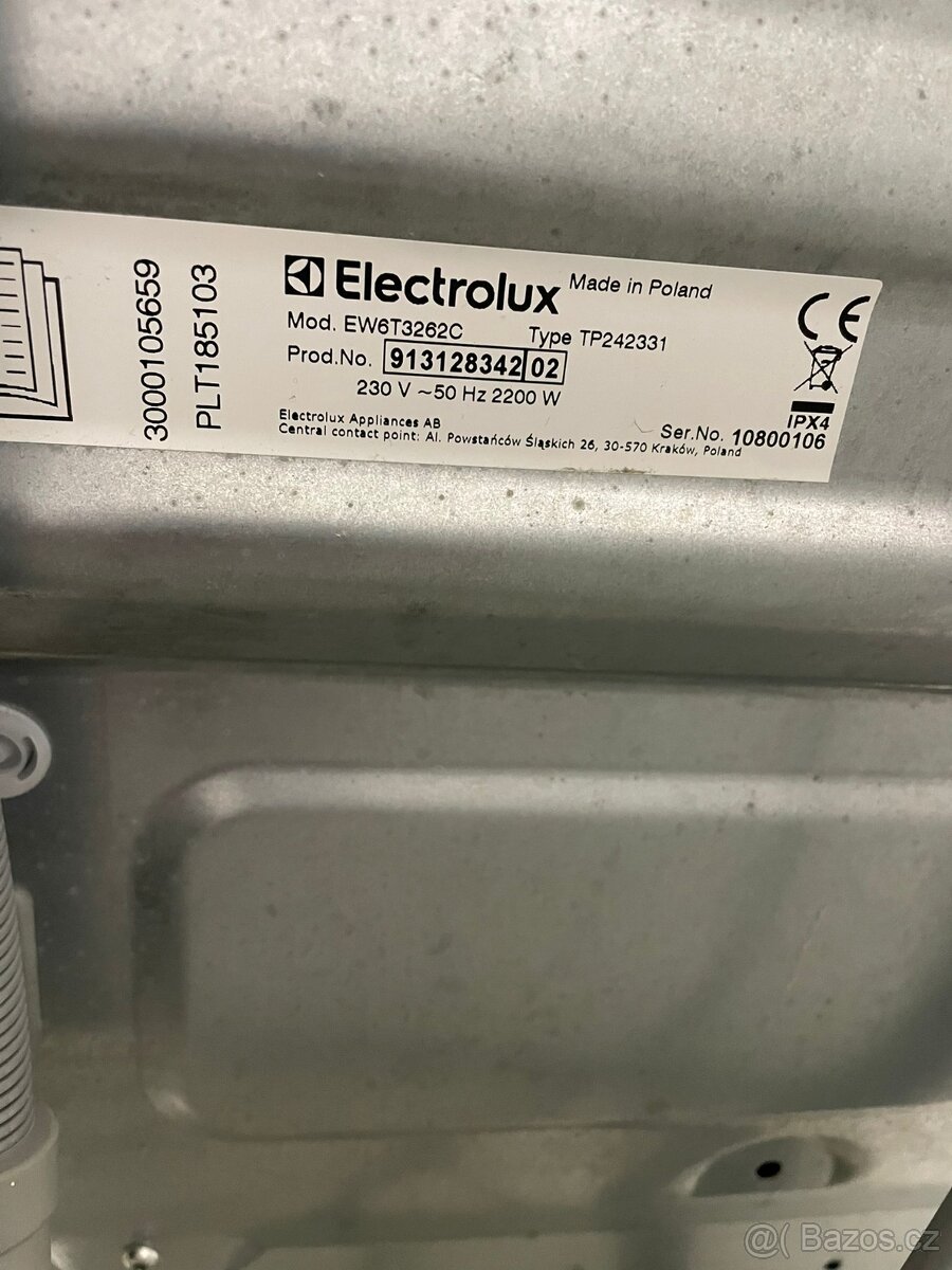 Pračka Electrolux EW6T3262C řady SensiCare 600 1300ot/min/ t - 6