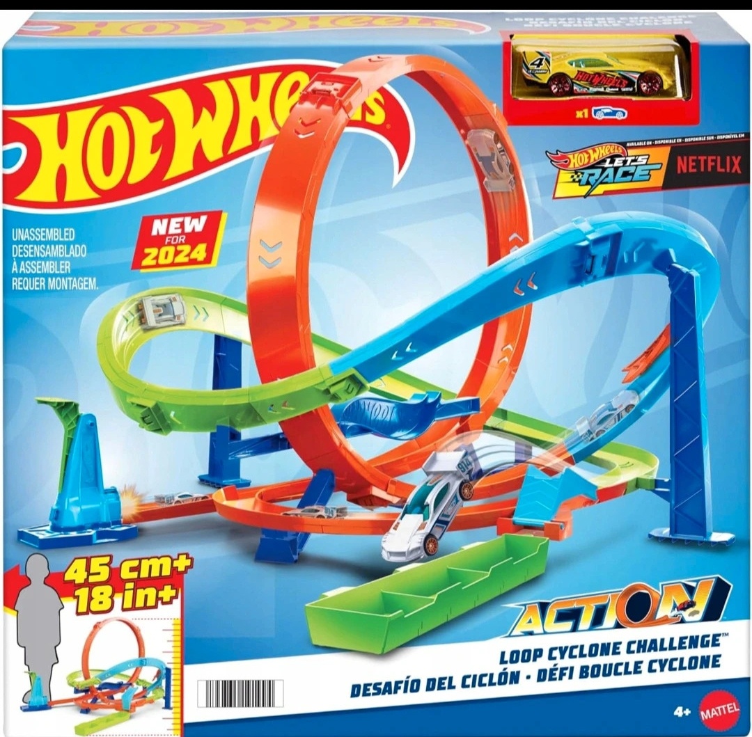 Hotwheels dráha extrémní hyper smyčka - 6