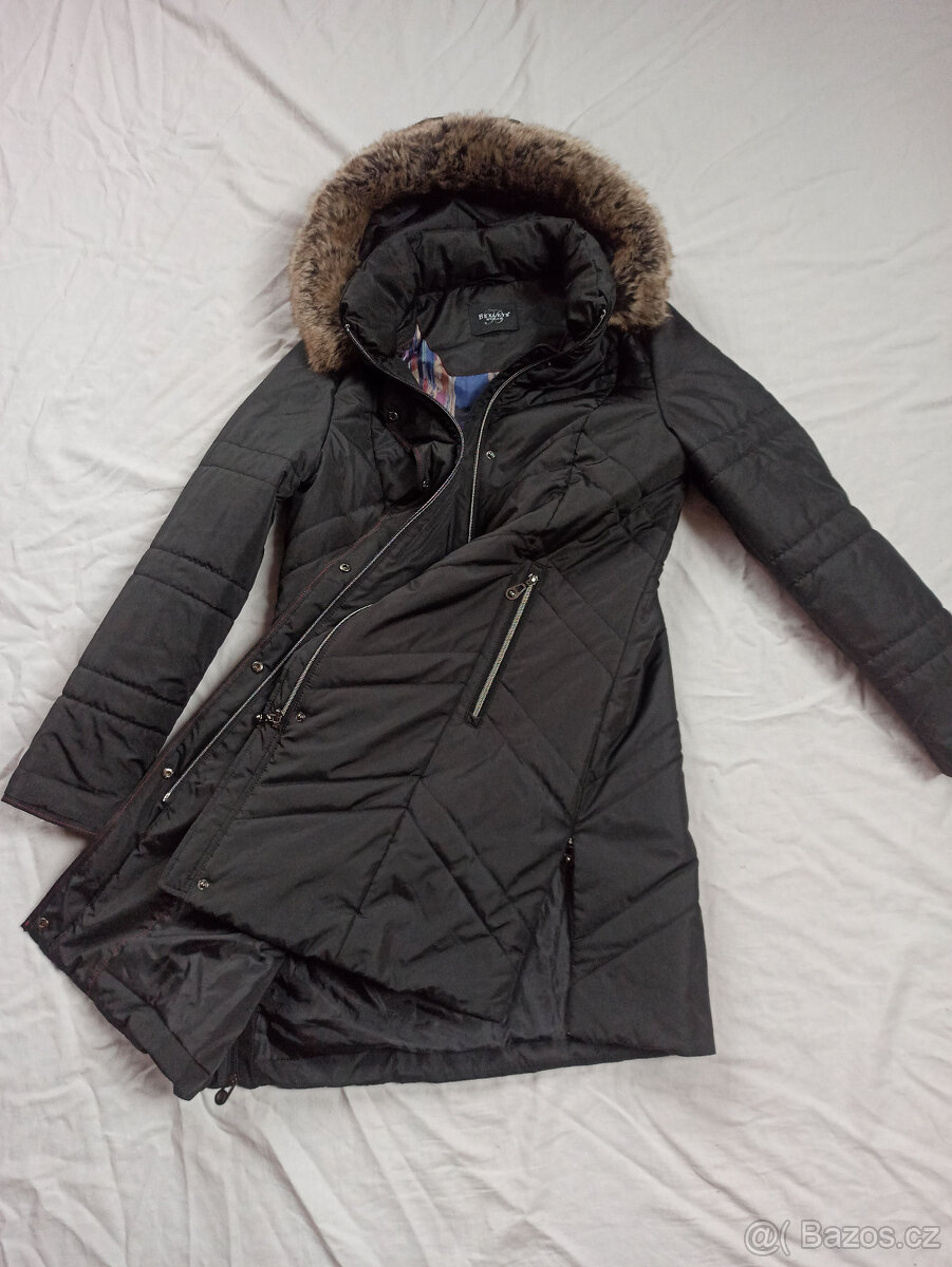 dámská zimní bunda - kabát 40 - 42 TOP STAV - 6