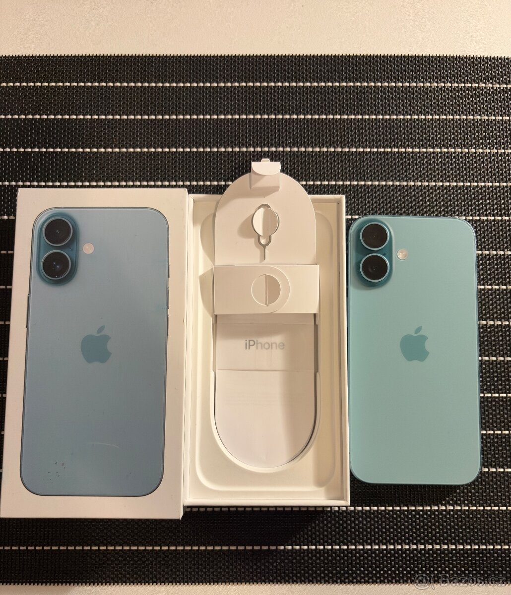 iPhone 16 128gb Teal JAKO NOVÝ - 6