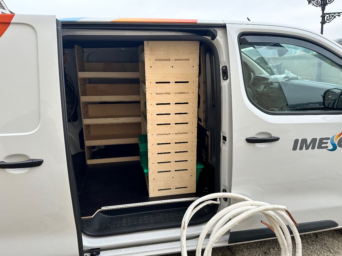 Regály, vestavba do Dodávky,furgon, CNC-Skladem - 6