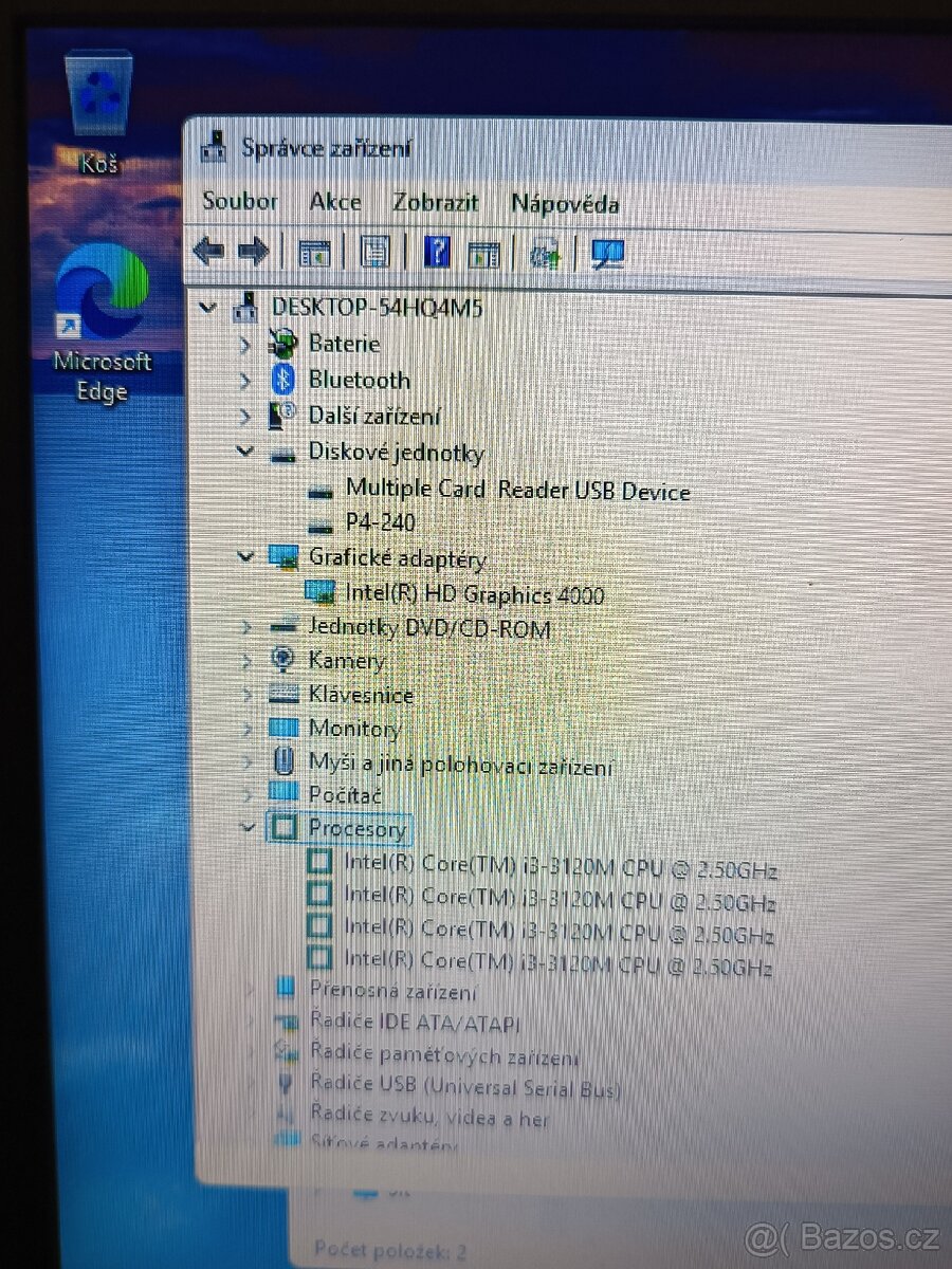 Notebook TOSHIBA Satellite Pro C50 - 6