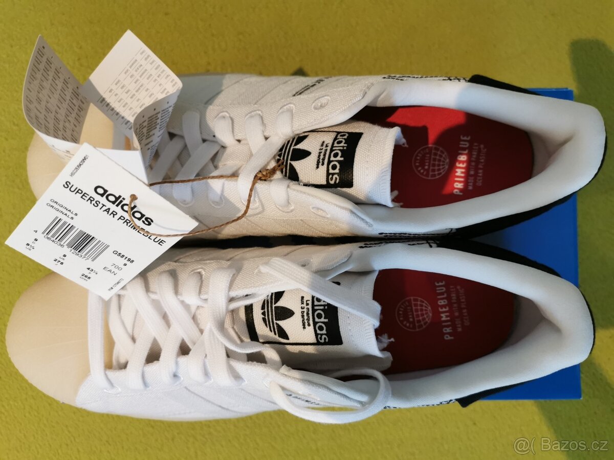 Tenisky Adidas Superstar Primeblue vel. 9 UK - 6