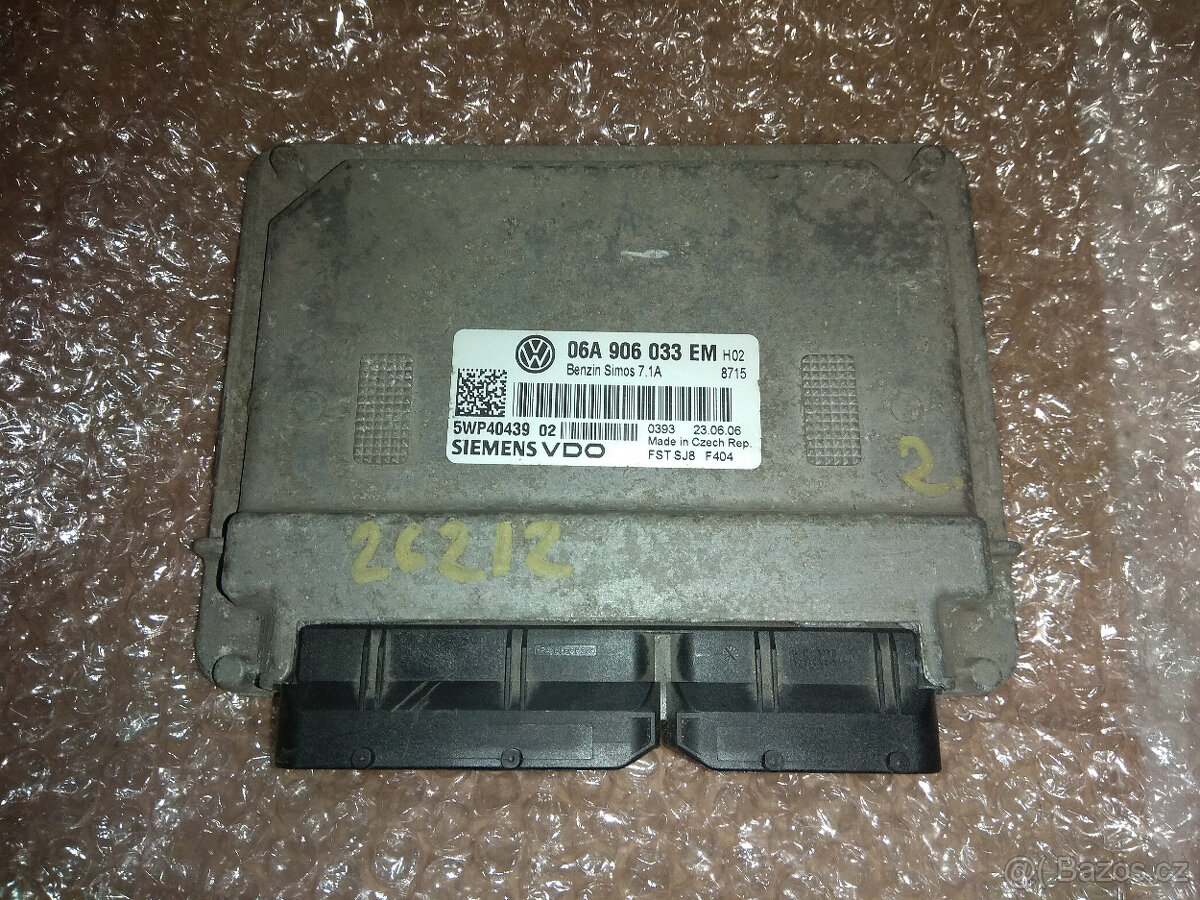 Simos 3.3A, 7.1A, 06A906033, vag 1.6 75kw, plug&play - 6